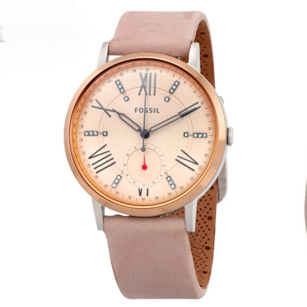 Fossil Gazer Pink Dial Ladies Multifunction Watch Es4163